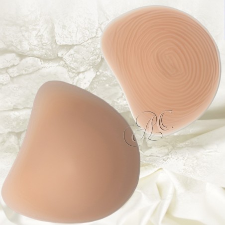 Faux seins silicone, forme cœur