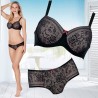 Ensemble lingerie motifs floraux, soutien-gorge pour prothèses