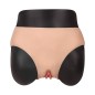 Culotte faux vagin réaliste trangenre, en silicone