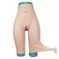 Panty taille haute faux vagin, en silicone