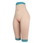 Panty taille haute faux vagin, en silicone