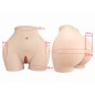 Panty faux vagin artificiel en silicone, pour rehausser les fesses