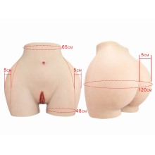 Panty faux vagin artificiel en silicone, pour rehausser les fesses