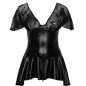 Robe courte avec powerwetlook