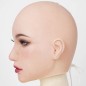 Masque Féminin en silicone tête pleine ou demi-tête, avec maquillage