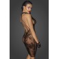 Robe mi-longue transparente en tulle F240