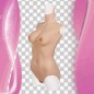 Body faux seins silicone avec faux vagin