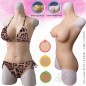 Body faux seins silicone avec faux vagin