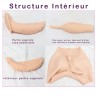 Panty faux vagin en silicone, rehausseur de fesses