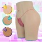 Panty faux vagin en silicone, rehausseur de fesses