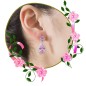 Boucles d'oreilles clips, éclatante de beauté