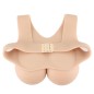 Buste faux seins style brassière, 100% silicone