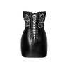 Mini robe corset Solace F300 wetlook et dentelle