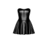 Mini robe bustier Dreamer F308 wetlook