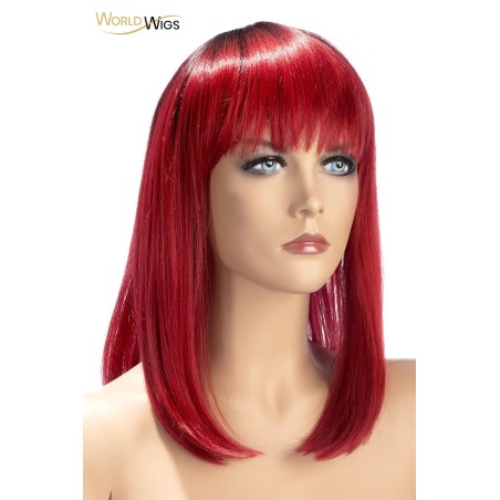 Perruque Elvira rouge - World Wigs