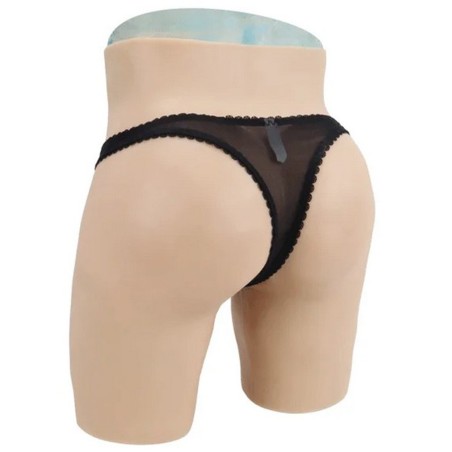 Panty faux vagin réaliste, en silicone 