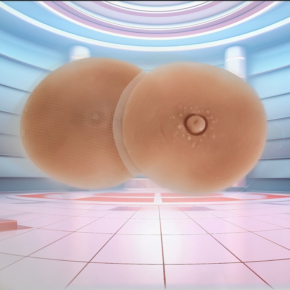 Mamelons adhésifs réalistes extra large, un rendu ultra-réaliste pour sublimer votre féminité
