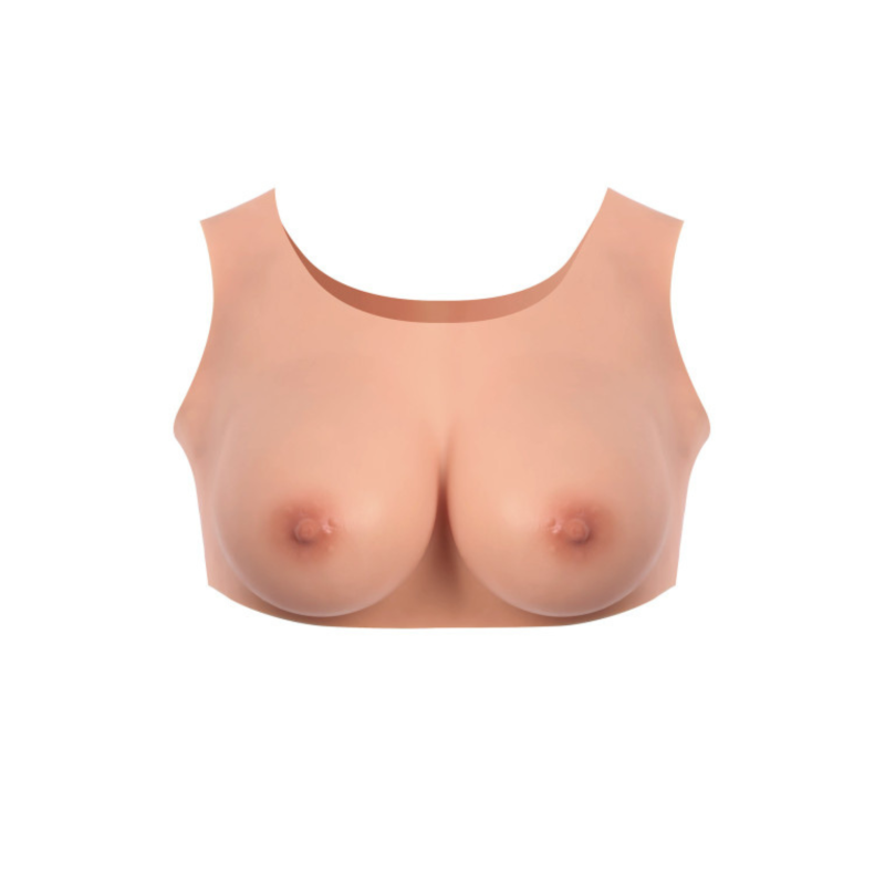 Buste seins réaliste couleur peau claire Taille S Bonnet C