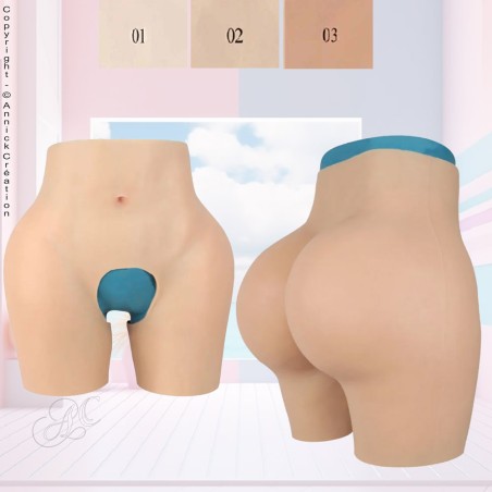 Panty fesses hanches en silicone, un look parfait