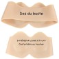 Buste faux seins silicone bandeau