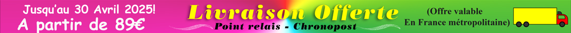 Livraison Offerte en point relais